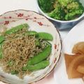 2525招き猫's cooksnap of when they made 御飯がすすむスナップえんどうのじゃこ炒め.