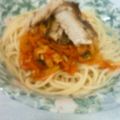 ちむちむちむむ's cooksnap of when they made さんまのトマトパスタ.