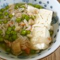 たなぴー's cooksnap of when they made 豆腐のグリーンピースあんかけ.