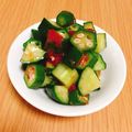 はるシェフ's cooksnap of when they made オクラと胡瓜の梅がつお和え.