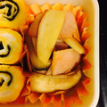 クックTW2DMK☆'s cooksnap of when they made 簡単すぎる♪エリンギとハムのパタポン炒め.