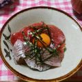 愛音‐aine‐'s cooksnap of when they made 漬けまぐろの山かけ丼.