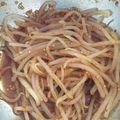 キャップとラム's cooksnap of when they made ラーメン屋の味を再現 ！もやしのナムル.