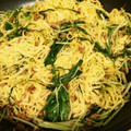 みるくとココア's cooksnap of when they made ☆ご当地☆水菜とひき肉の塩焼きそば☆.