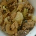 miyarobo's cooksnap of when they made サバ水煮缶の味噌生姜丼.