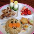 ゆなひママ's cooksnap of when they made 2歳の誕生日プレート.