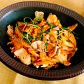 qumiy's cooksnap of when they made 簡単栄養たっぷり！豚肉と豆苗のキムチ丼.