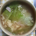 なおつん0802's cooksnap of when they made レタスと卵の中華スープ.