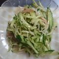 なおつん0802's cooksnap of when they made キュウリとかにかまの辛子ぽん酢和え.