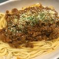 さばばば's cooksnap of when they made 余った挽肉で！簡単ボロネーゼ風パスタ.