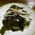 kokemomo60's cooksnap of when they made きゅうりとわかめの酢の物.