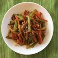 ローズhisako's cooksnap of when they made セロリのきんぴら.