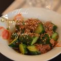 ruruchirin's cooksnap of when they made 叩き胡瓜〜梅和え〜.