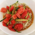 もか75's cooksnap of when they made さっぱり！トマトと大葉のそうめん.