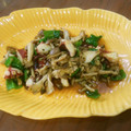 otsukare3's cooksnap of when they made タコ・舞茸・ピーマンの簡単カレー野菜炒め.
