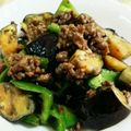 ゆこPIN's cooksnap of when they made なすとピーマンの肉味噌そぼろあん炒め.
