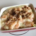 emichi's cooksnap of when they made 【簡単】海老とマカロニのグラタン.