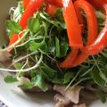 minoriloca's cooksnap of when they made 豚肉とクレソンのあっさりおかずサラダ.