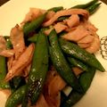 やすぴょん２９'s cooksnap of when they made 簡単！5分で完成☆スナップエンドウの前菜.