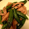 やすぴょん２９'s cooksnap of when they made 簡単！5分で完成☆スナップエンドウの前菜.