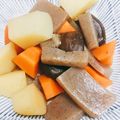 料理一年目's cooksnap of when they made レンジ時短で簡単！根菜とこんにゃくの煮物.