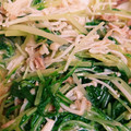きららんらん☆'s cooksnap of when they made 簡単さっぱり水菜とエノキとツナの和え物.