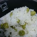 あずき☆mama's cooksnap of when they made 昆布茶で豆ご飯。.