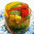 キャラメグ♪'s cooksnap of when they made おしゃ飯に♪野菜のテリーヌ仕立て.