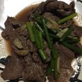 メロンパンケーキ's cooksnap of when they made 牛もも肉のガーリックガーリック醤油炒め.
