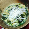 美味介's cooksnap of when they made もやしのたまごクッパ・みんと風.