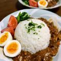 えりこは's cooksnap of when they made パパッと市販のルウでキーマカレー♬.