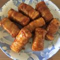 suu's cooksnap of when they made こってり甘辛♪厚揚げの豚バラ巻き.