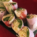 とみー17's cooksnap of when they made 簡単巻くだけ！生春巻きでシーザーサラダ.