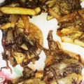 ぶーーのすけ's cooksnap of when they made 夏野菜で もずくの天ぷら.