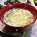 ちゃんねるゆみ's cooksnap of when they made 残り物卵白でやさしい味噌汁.