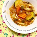 ふたごゆき's cooksnap of when they made ズッキーニと厚揚げで　酢豚風炒め物.