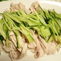 22hot's cooksnap of when they made 簡単★鶏むね肉のサッパリゴマ油＋スープ.