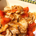akaneeeex's cooksnap of when they made 豚肉とトマトのコク旨ポン酢炒め.