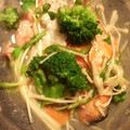 ★あんずあめ★'s cooksnap of when they made 鮭のムニエル　～彩り野菜のバターソース～.