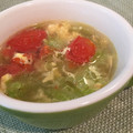 tikariri's cooksnap of when they made 5分で完成♡レタスとトマトの中華スープ.