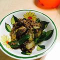 emumihq's cooksnap of when they made 茄子とピーマンの甘辛肉味噌炒め.