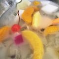 hakobetet's cooksnap of when they made シュワシュワ炭酸入りフルーツポンチ☆.