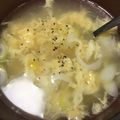 machi5111's cooksnap of when they made コーンと春雨の中華卵スープ.