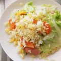 kiminov's cooksnap of when they made 香味ペーストレタスチャーハン.