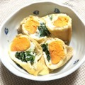クックRJJ7XY☆'s cooksnap of when they made しみしみ＊たまご巾着.