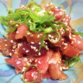 pisyu's cooksnap of when they made 【簡単･旨い】まぐろユッケ丼.
