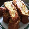 ミルクめろん's cooksnap of when they made バゲットで♪時短ふわふわフレンチトースト.