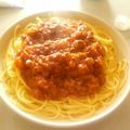 Sefa's cooksnap of when they made ミートソーススパゲッティ.