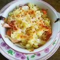 天竺牡丹's cooksnap of when they made 鮭とじゃが芋のマヨグラタン.