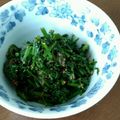 てらてらぼーず's cooksnap of when they made にんじんの葉の胡麻和え.